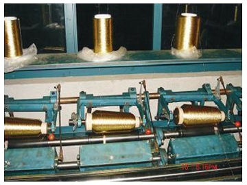 Metallic Yarn Covering Machine
