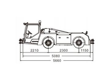 250t Internal Combustion Tow Tractor