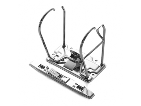 Metal lever arch mechanism for lever arch files and holders