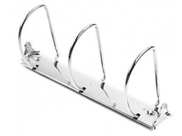 Ring Binder Mechanism with High Booster, Inclined D-Shape