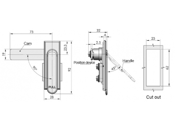 MS717 Swing Handle Lock