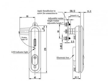 DS864-8-7A Electromechanical Lock