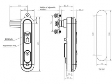 DS899-1A Electromechanical Lock