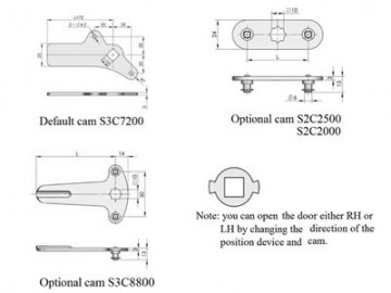 MS818-3B Paddle Lock