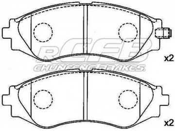 Brake Pads for Daewoo Passenger Vehicle