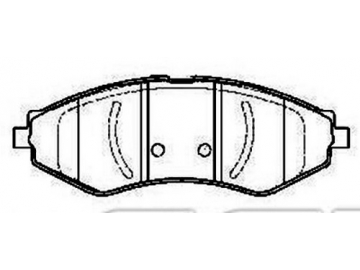 Brake Pads for Daewoo Passenger Vehicle