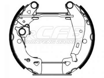 Brake Shoes for Peugeot