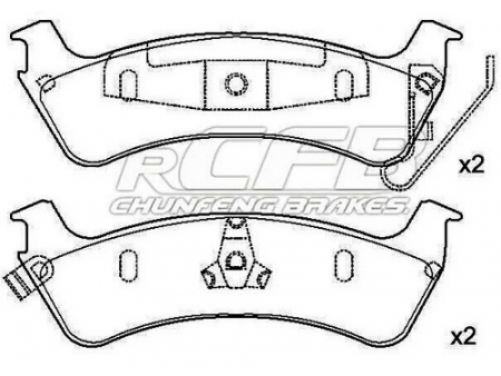 Brake Pads for JEEP Passenger Vehicle