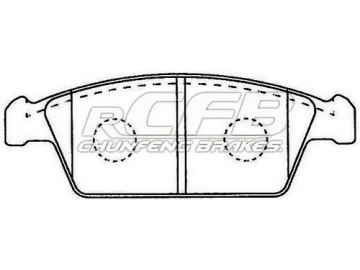 Brake Pads for Daewoo Passenger Vehicle