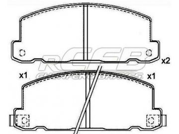 Brake Pads for Isuzu Passenger Vehicle