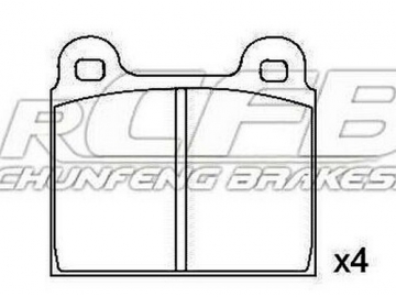 Brake Pads for Mercedes Passenger Vehicle