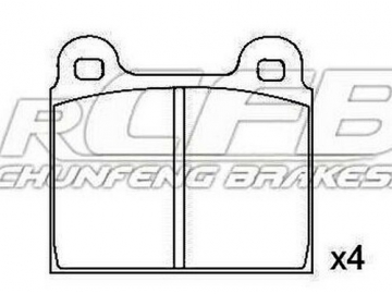 Brake Pads for Mercedes Passenger Vehicle