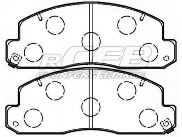 Brake Pads for Toyota Passenger Vehicle