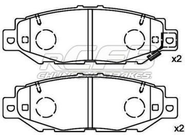 Brake Pads for Toyota Passenger Vehicle