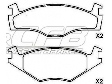 Brake Pads for Volkswagen Passenger Vehicle