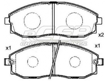 Brake Pads for Hyundai Passenger Vehicle