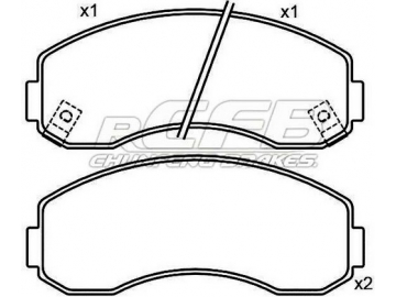 Brake Pads for KIA Passenger Vehicle