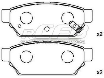 Brake Pads for Mitsubishi Passenger Vehicle