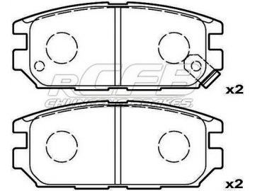 Brake Pads for Mitsubishi Passenger Vehicle