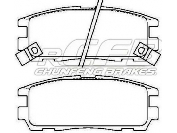 Brake Pads for Isuzu Passenger Vehicle