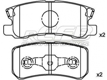 Brake Pads for Mitsubishi Passenger Vehicle