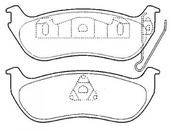 Brake Pads for Ford Passenger Vehicle