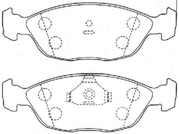 Brake Pads for Volkswagen Passenger Vehicle