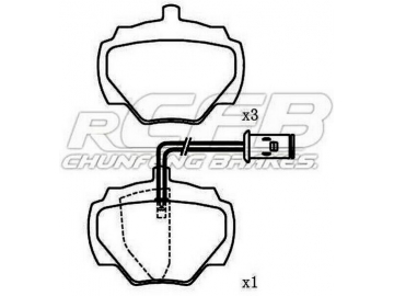 Brake Pads for Land Rover Passenger Vehicle