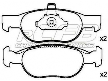 Brake Pads for FITA Passenger Vehicle