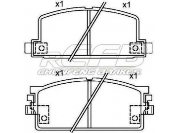 Brake Pads for Isuzu Passenger Vehicle