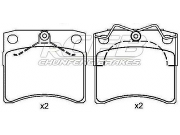 Brake Pads for Volkswagen Passenger Vehicle