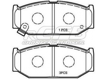 Brake Pads for Isuzu Passenger Vehicle