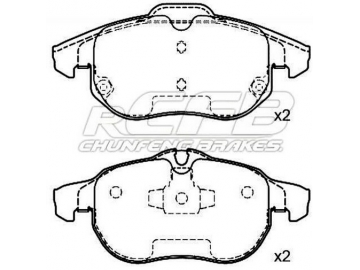 Brake Pads for Opel Passenger Vehicle