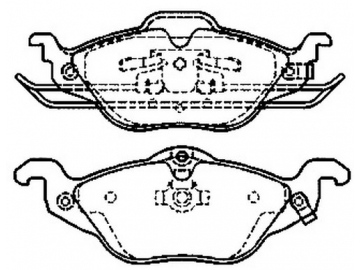 Brake Pads for Opel Passenger Vehicle