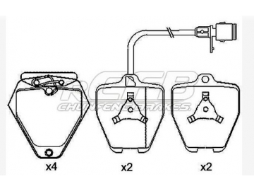 Brake Pads for Audi Passenger Vehicle