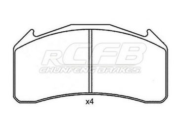 Brake Pads for Volvo Commercial Vehicle