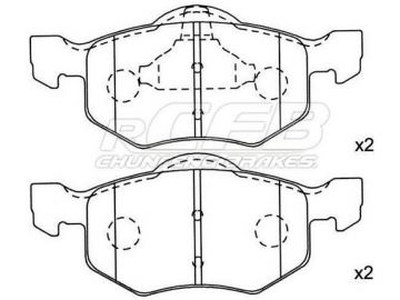 Brake Pads for Ford Commercial Vehicle