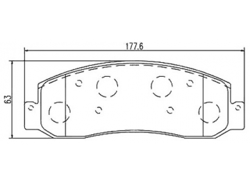 Brake Pads for Ford Commercial Vehicle