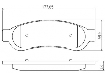 Brake Pads for Ford Commercial Vehicle