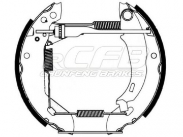 Brake Shoes for Peugeot