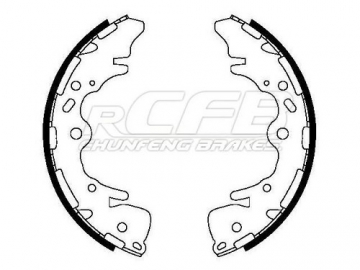 Brake Shoes for Hyundai