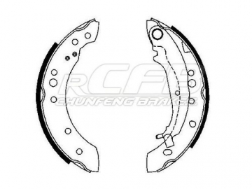 Brake Shoes for Mitsubishi