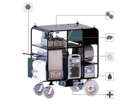 Trackless Unguided All-position Crawling Welding Robot