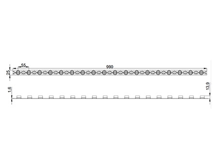 DXD438E Side-emitting LED Light Bar