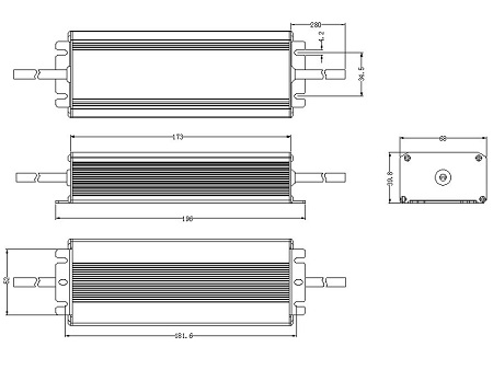 LED Transformers --IP67/LED power supplies / LED Drivers