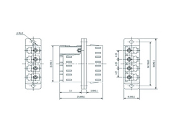 LC Adapter, Simplex/ Duplex LC Fiber Optic Adapter