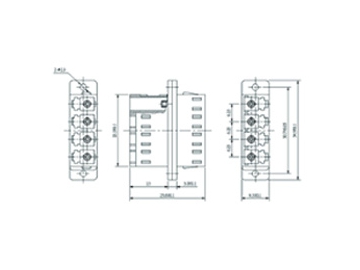 LC Adapter, Simplex/ Duplex LC Fiber Optic Adapter