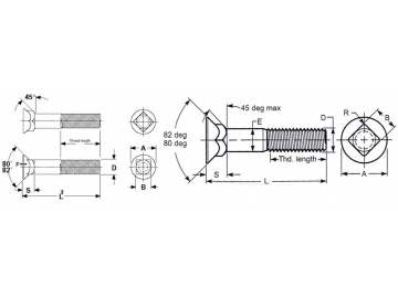 Plow Bolt and Nut