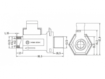 Float Type Water Flow Switch