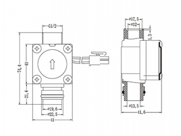 Flap Water Flow Switch